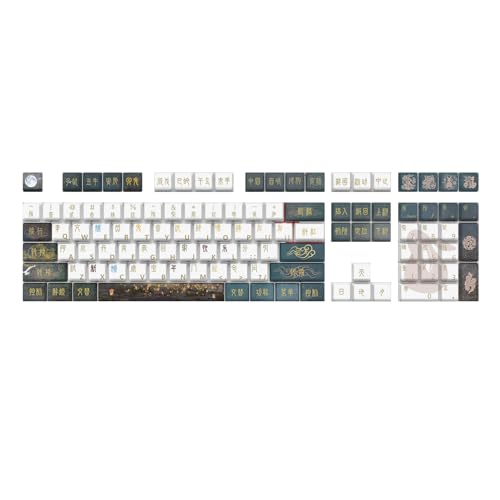 Whltzf Alte Stylesschlüsselkaps PBTS Dye Sublimations Originalhöhe Keycap Für 60 80 61/64/68/75/87 Mechanische Tastaturen PBT KeyCap von Whltzf