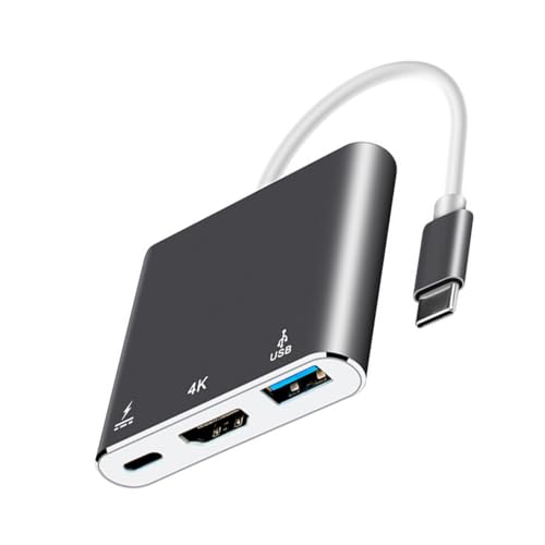 Whltzf Kompakte USB C Zu HDMIS Hubs USB C Zu HDMIS Adapter Mit 4K Unterstützung PD65W Ladung Für Laptops Hochauflösende Displays Whltzf Kompakte USB C Zu HDMIS Hubs USB C Zu HDMIS Adapter Mit 4K Unterstützung PD65W Ladung Für Laptops Hochauflösende Displays von Whltzf