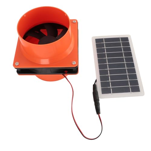 Whltzf Mehrzweck-Solar-Abluftventilator, 5 W, 12 V, einfache Installation, für Outdoor-Camping und grüne Energie, Belüftung, Solar, Belüftung Whltzf Mehrzweck-Solar-Abluftventilator, 5 W, 12 V, einfache Installation, für Outdoor-Camping und grüne Energie, Belüftung, Solar, Belüftung von Whltzf