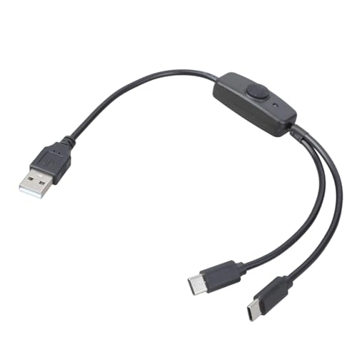 Whltzf Multi Ladungskabel USB C Splitterkabel 2 In 1 Schnelles Ladekabel Mit 2 Männlichem Anschlusskabel Vom Typ C Mit Schalter Whltzf Multi Ladungskabel USB C Splitterkabel 2 In 1 Schnelles Ladekabel Mit 2 Männlichem Anschlusskabel Vom Typ C Mit Schalter von Whltzf