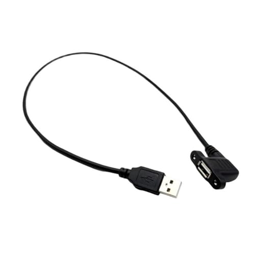 Whltzf USB 2.0 Kabelkabel Für Männliche Bis Weibliche Verlängerungskabel Mit Schraubplattenohr 28AWG Schnellgeschwindigkeit Datenübertragungsdraht Leitung von Whltzf