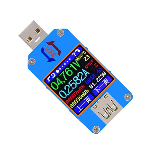 Whltzf USB 2.0 Tester USB Leistungsmesser 4-24V 5A Spannungstester Multimeter LCD Bildschirmanzeige Voltmeter Amperemeter Kapazität Batterie Tester Whltzf USB 2.0 Tester USB Leistungsmesser 4-24V 5A Spannungstester Multimeter LCD Bildschirmanzeige Voltmeter Amperemeter Kapazität Batterie Tester von Whltzf
