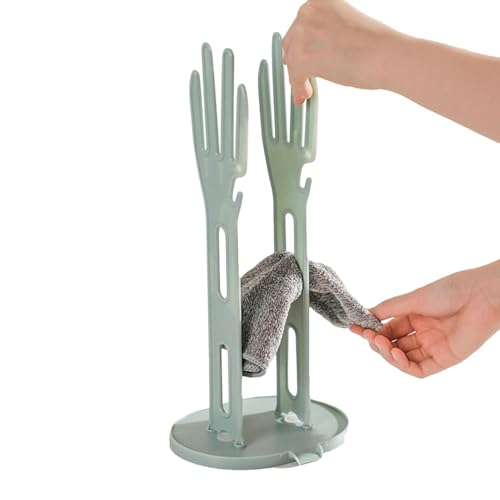 Abtropfgestell, Fäustling-Organizer, Halterung für Theke, Küchenhandschuh-Halterung | Wiederverwendbarer Waschhandschuh-Organizer mit Ablauf für Chap von Whnbuij