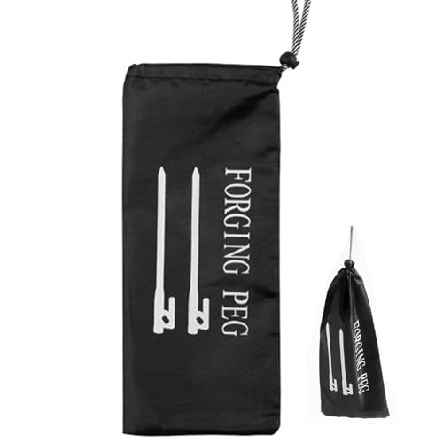 Aufbewahrungstasche für Zeltheringe, robuste Zeltheringe-Tasche – Zelthering-Tasche | wasserdichte und strapazierfähige Aufbewahrungstasche aus dickem Oxford-Gewebe, Werkzeug-Organizer, Ran-Tasche von Whnbuij