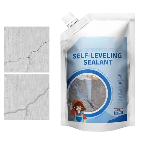 Beton -Kesselkleber - 400 Ml Wasserdichtes Dichtmittel, Flexibler Füllstoff | Hochleistungsrissreparatur, Außenspaltversiegelung, Langlebige Bindung Für Fundament, Auffahrt, Terrasse, Wand, Garage, Be von Whnbuij