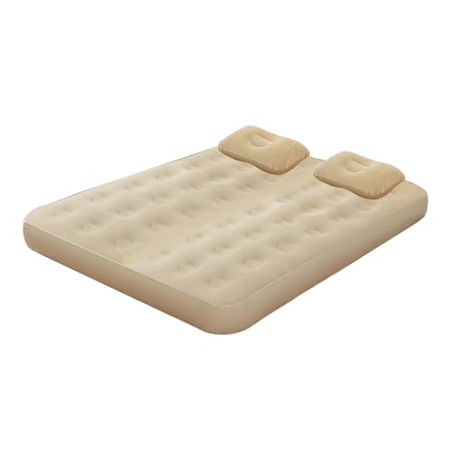 Blow Up Air Mattress Luftmatratze mit Pumpe | Integrierte Pumpe | versteckte Gästebett für Reisen, tragbares Bett für Camping, Luftmatratze für Konfiguration von Whnbuij