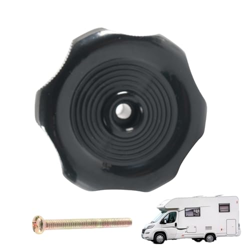 Clip Knob-Lock mit Fensterverschluss RV, Twist Catch | Fensterknopf '1 Zoll Welle mit Durchmesser 2-1/4 Zoll,Innenwechsel mit Schraube | FI-Gerät von Whnbuij