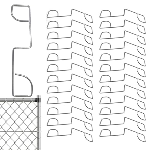 Clips für Zaun aus Edelstahl – Clips aus Ecken für Maschendraht, Rostschutzwerkzeug für Heringe – Verwendung im Freien, Garten, Rasen, Terrasse, Bauernhof von Whnbuij