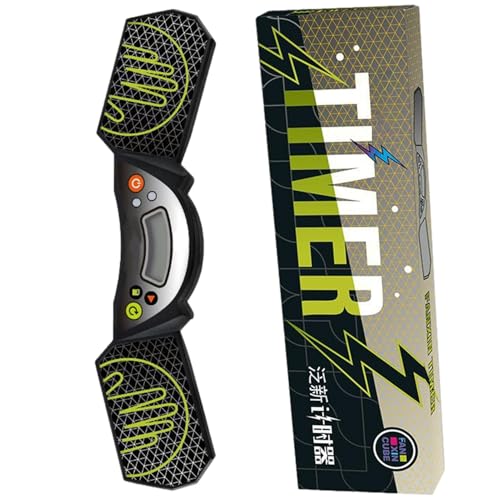 Der Speed Cube Timer - Speed-Timer, Geschwindigkei| 27,5 x 7,5 x 3,3 cm Unterstützt von Sport Stacking and Cubing Associations, Genauigkeit bis 0,001 Sekunden, inklusive Batterien von Whnbuij