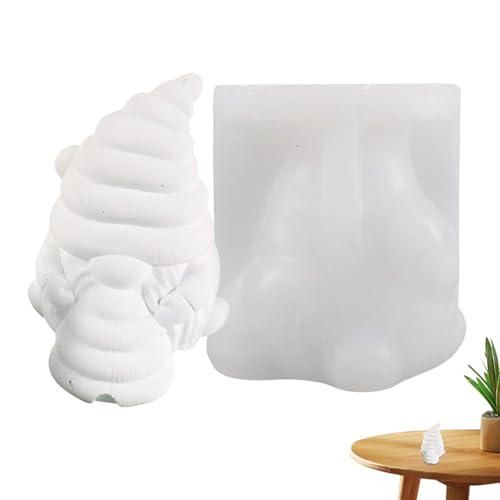 Gnome Lichtform, Silikonform | 3D Silikon Kerzenform Form - Gießen Kuchen Dekoration Harz Kunst schnelle Freisetzung Antihaft-für Handwerk und c von Whnbuij