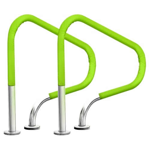 Handrail Cover für Schwimmbad, Handlaufabdeckung für Pool | Rutschfeste Hülsen Arbeitsgriffhülle | 2x Anti-Berechnungs-Sicherheitsgriffe, Maigeländer von Whnbuij