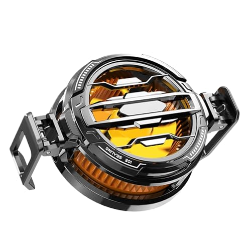 Handykühler - Wärme -Dissipator | CX07 Magnetic Handy Cooling Lüfter - tragbarer Smartphones Kühler, Temperatur -Controler für Spielevideoanrufe Vlog Live Broadcasting 6.2x6.5x2.6cm von Whnbuij