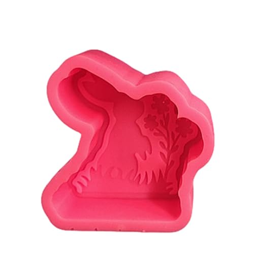 -Schokoladenform, Kaninchen-Silikonform, Fondantform, Kaninchen-Silikonformen für Schokolade, Kerze, Gipsverzierung, ideal für -Themenpartys -Schokoladenform, Kaninchen-Silikonform, Fondantform, Kaninchen-Silikonformen für Schokolade, Kerze, Gipsverzierung, ideal für -Themenpartys von Whnbuij