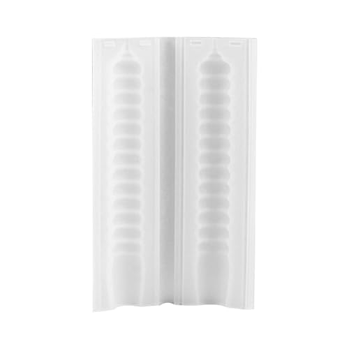 Kerzenformen für konische Säule, Kerzenform für gedrehte Säulen,Lange Kerze Silikonform | Silikon Easy Release Form lange verdrehte Form wiederverwendbar für T-Ornamente Kerzenformen für konische Säule, Kerzenform für gedrehte Säulen,Lange Kerze Silikonform | Silikon Easy Release Form lange verdrehte Form wiederverwendbar für T-Ornamente von Whnbuij