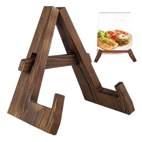 Kochbuchständer Für Die Küche, Aus Holz Gefertigter Rezeptbuch Organizer Und Halter Die Küche, Platzsparende Organizer Halterung Für Familie Frauen Männer Jugendliche Oma Opa von Whnbuij