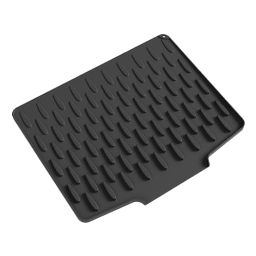 Küchentrocknungsmatte - Klappliner, Plane | Wiederverwendbare Schaumschale Matte für Granit -Arbeitsplatten, extra große absorbierende Oberfläche für Töpfe und Pfannen, die nach dem Wasch von Whnbuij