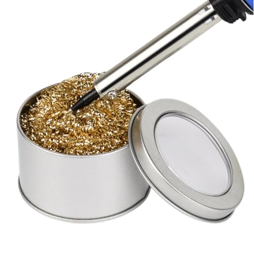 Lötreiniger-Set – Lötkolben-Spitzenreiniger, Lötschwamm, Eisenspitzen-Reiniger, | 6,5 x 6,5 x 4,2 cm/Lötkolben-Reiniger Lötreiniger-Set – Lötkolben-Spitzenreiniger, Lötschwamm, Eisenspitzen-Reiniger, | 6,5 x 6,5 x 4,2 cm/Lötkolben-Reiniger von Whnbuij