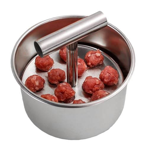 Meatball Maker - Creative Kitchen Meatball Maker, Non-Stick Meatball Maker | Antihaft Küche Fleischbällchen Form, 4 in 1 Fleischbällchen Maker Werkzeug, Edelstahl Fleischbällchen Schaufel, Einfache von Whnbuij