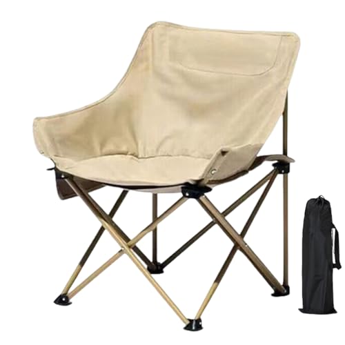 Mond faltbarer Kinderstuhl - Klappstuhl, leichter Sitz | Ladungskapazität 165 lbs (ca. 70 kg) kompaktes Reisestuhl (für Outdoor-Abenteuer), robuster Faltstuhl (zum Wandern und Angeln), leicht zu karre von Whnbuij