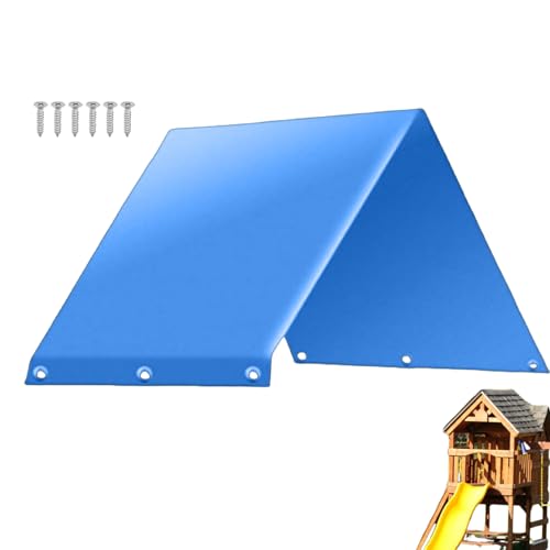 Playground Canopy Shade - Slide Twing, Frame Shelter | 52 x 90 Zoll UV-Schutz, schweres Ersatzdach für Dschungel-Gymnastik im Hof, resistent gegen Spritzwasser von Whnbuij
