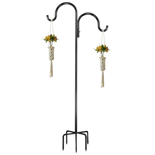 Schäferhaken für den Außenbereich, Schäferhaken für Vogelhäuschen, Metallhaken von 51,1 Zoll für Laternen, robuste Outdoor-Beleuchtung, Kleiderbügel für Pflanzen, Erdspieß Schäferhaken für den Außenbereich, Schäferhaken für Vogelhäuschen, Metallhaken von 51,1 Zoll für Laternen, robuste Outdoor-Beleuchtung, Kleiderbügel für Pflanzen, Erdspieß von Whnbuij