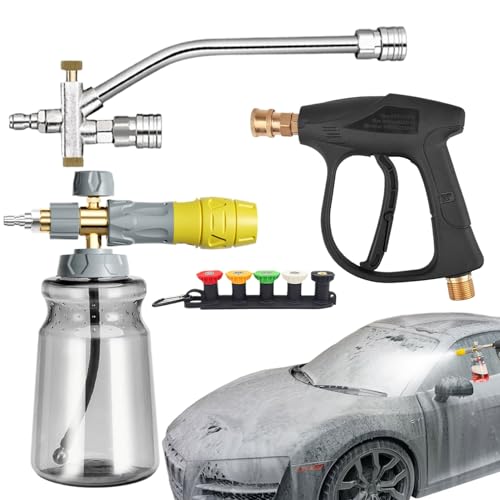 Schaumsprüher für die Autowäsche | Schaumlanze für Autowäsche, einfache Installation, verschleißfest, für Außenflächen, Dächer, Einfahrten, LKWs, Böden von Whnbuij