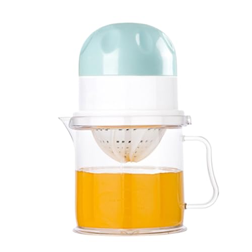 Squeezer - Kompakter Entsafter 18,3 x 10 x 10 cm, hocheffizienter Fruchtpresse | Manueller Entsafter aus Edelstahl mit sauberer Tasse, Zitronenpresse, manuelle Zitruspresse für von Whnbuij