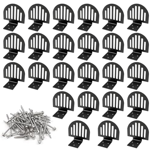 Stehende Nahtschaltschutz für Metalldächer - 25 rostbesichtige Clip -Reittiere, dünner | Nahtfit Nicht-Schlupf-Design, Easy Bolt Monting Kit, kommerzielle Dacharbeit, wetterfeste Unterstützung, p von Whnbuij