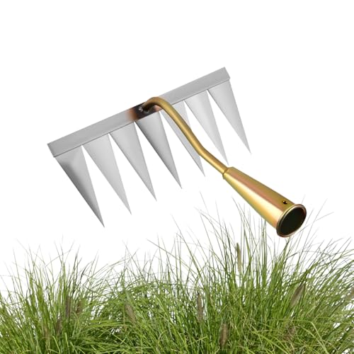 Strapazierfähiger Unkrautjäter | tragbarer manueller Unkrautstecher | Multifunktionales Gartenwerkzeug zum Belüften von Boden, zum Nivellieren von Unkraut und zum Entfernen von Unkraut, leicht und von Whnbuij