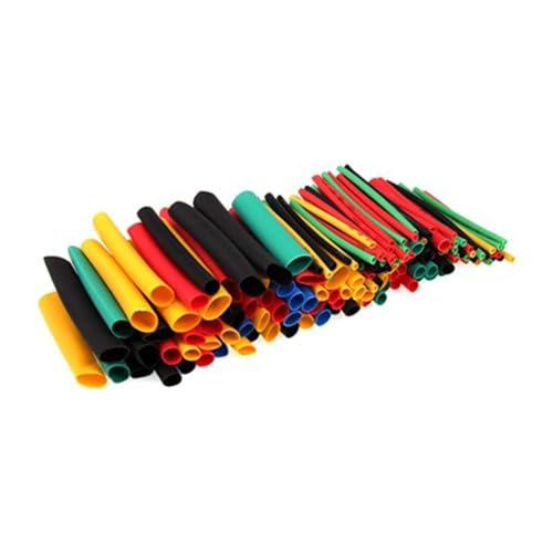 Thermische Schrumpfrohre, Schrumpfrohre – 328 x Draht-Schrumpfschläuche | Set mit 8 Größen THEAUX elektrische Wickelrohre für industrielle Verwendung Thermische Schrumpfrohre, Schrumpfrohre – 328 x Draht-Schrumpfschläuche | Set mit 8 Größen THEAUX elektrische Wickelrohre für industrielle Verwendung von Whnbuij