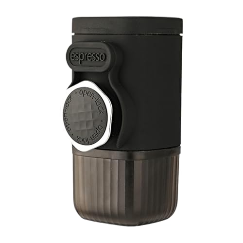 Tragbare Kaffeemaschine - 100 ml Mini -, wiederaufladbares System | Langlebige Kaffeepresse mit wiederverwendbarer perfekt zum Wandern, leicht zu längeren Reisebecher perfekt zum Pendeln, e von Whnbuij