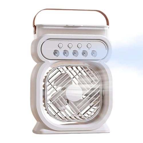 Tragbarer Zerstäuberventilator – einstellbar mit 3 Geschwindigkeiten des Kühlsprays | wiederaufladbarer Akku Schreibtischventilator mit 450 ml Wassertank und Tragegriff, Vent Tragbarer Zerstäuberventilator – einstellbar mit 3 Geschwindigkeiten des Kühlsprays | wiederaufladbarer Akku Schreibtischventilator mit 450 ml Wassertank und Tragegriff, Vent von Whnbuij