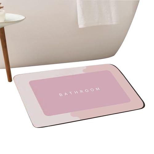 Wasserabsorbierende Matte – schnell getrocknetes Badezimmertaft, wasserdichte Kieselgallenmatte | Duschhaube ohne Rutschen, Bodenmatte für den Eingangsbereich in VR, Pflegepads von Whnbuij