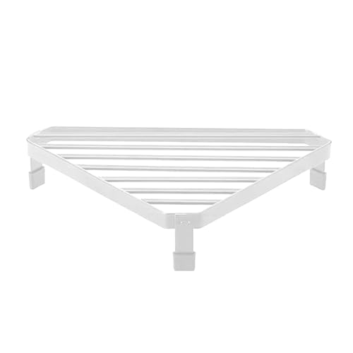 Whnbuij Eckregal für den Arbeitsplatz Organizer in der Küche für | Organizer von Worktop-Rack, robuster Platz für platzsparende Aufbewahrung, modern, nicht rutschig und dreieckig für von Whnbuij