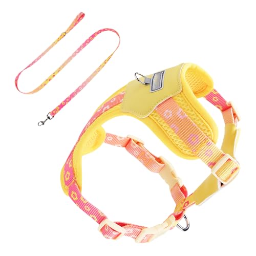 Whnbuij Hundegeschirr, Trainingsgeschirr, ausbruchsicheres Halsband, atmungsaktiv, verstellbar, für große Rassen, tägliches Spazierengehen, Outdoor-Sport, Training, Park, Autoreise Whnbuij Hundegeschirr, Trainingsgeschirr, ausbruchsicheres Halsband, atmungsaktiv, verstellbar, für große Rassen, tägliches Spazierengehen, Outdoor-Sport, Training, Park, Autoreise von Whnbuij