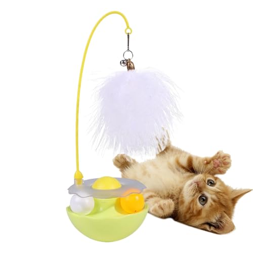 Whnbuij Katzenspielzeug für Indoor-Katzen – Haustierspielzeug Übungsbälle | Katzen-Übungsspielzeug, Haustierspielzeug, Übungsbälle, Teaser-Glocken für Indoor-Übungen Whnbuij Katzenspielzeug für Indoor-Katzen – Haustierspielzeug Übungsbälle | Katzen-Übungsspielzeug, Haustierspielzeug, Übungsbälle, Teaser-Glocken für Indoor-Übungen von Whnbuij