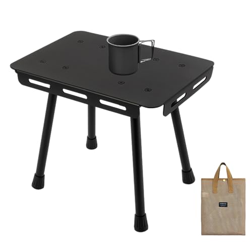 Whnbuij Klapptisch – leichter Reiseschreibtisch | Picknicktisch, robust und vielseitig, ideal für Reisen und Veranstaltungen im Freien. Faltbares TV-Tablett für Terrasse und . von Whnbuij
