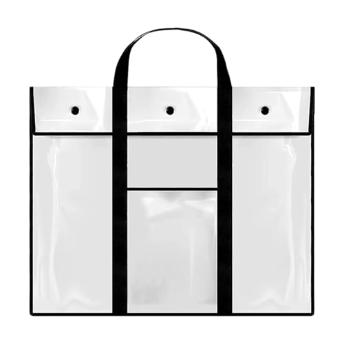 Whnbuij Postertasche 'Kunstveranstalter - PVC-Dateiorganisator, wasserdichter Dokumentenhalter | Klare Aktentasche mit Grifftasche und Dokumentenhalter für Büro por Whnbuij Postertasche 'Kunstveranstalter - PVC-Dateiorganisator, wasserdichter Dokumentenhalter | Klare Aktentasche mit Grifftasche und Dokumentenhalter für Büro por von Whnbuij