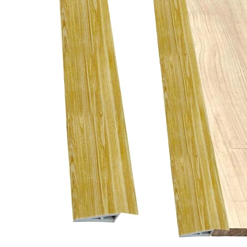 Whnbuij Teppich-Übergangsstreifen – PVC-Schwellenleiste – selbstklebende Schwellenleiste, Schwellennaht-Abdeckleiste für unebene Böden von Whnbuij