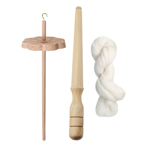 Whnbuij Tropfengewinde - traditionell, kompakt | Dropsole mit Oberrad, leicht zu verarbeitende Faser-Spinner für Hobby, Faserkünstler, Projekte Whnbuij Tropfengewinde - traditionell, kompakt | Dropsole mit Oberrad, leicht zu verarbeitende Faser-Spinner für Hobby, Faserkünstler, Projekte von Whnbuij