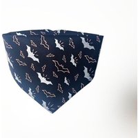 Halloween Hundehalstuch - Fledermaus Print Monster Hunde Bandana Hundekostüm von WhoaDogE