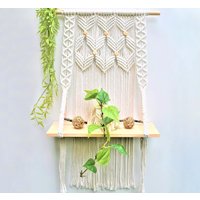 Makramee Wandbehang Regal Boho Dekorative Regale-Boho Floating Indoor von WholeValu