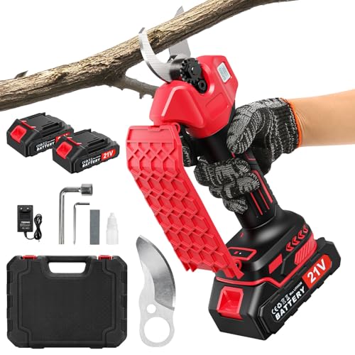 Akku Astschere Mit LED-Schnittzählerm, 35MM Gartenschere mit 2 Akku 2000mAh, 800W Bürstenloser Motor Bypass mit Verstarktes Schutz Für Zweige, Sträucher und Stämme Akku Astschere Mit LED-Schnittzählerm, 35MM Gartenschere mit 2 Akku 2000mAh, 800W Bürstenloser Motor Bypass mit Verstarktes Schutz Für Zweige, Sträucher und Stämme von Wholede