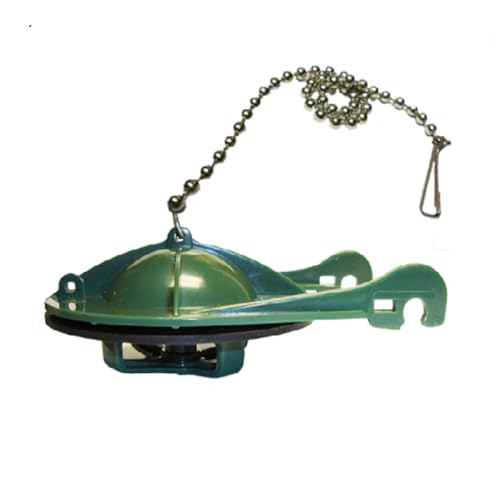 Wholesale Maintenance Supply Ersatz für American Standard Cadet 3 Green 5.1 cm Flapper "Pkg of 5.1 cm – kompatibel mit American Standard 7381026-400.0070A – Edelstahlkette – hergestellt in den USA von Wholesale Maintenance Supply