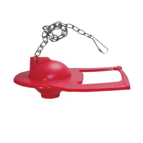 Wholesale Maintenance Supply Ersatz für Kohler Red 5,1 cm Flapper "Pkg of 5.1 cm – kompatibel mit Kohler 84995 – Edelstahlkette – hergestellt in den USA von Wholesale Maintenance Supply