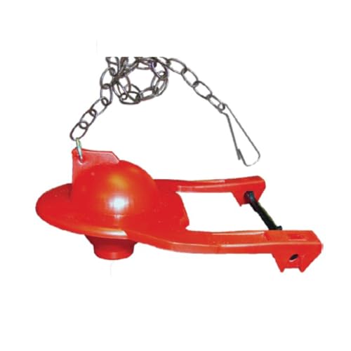 Wholesale Maintenance Supply Ersatz für Kohler Red 5,1 cm Flapper "Pkg of 5.1 cm – kompatibel mit Kohler 84995 und kompatibel mit Kohler 1000490 – Edelstahlkette – hergestellt in den USA von Wholesale Maintenance Supply