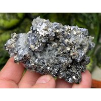 Galena, Pyritquarz Madan - Bulgarien Natürliche Kristalle, Mineralien, Proben, Cluster, Souvenirs von WholesaleMineralsBox