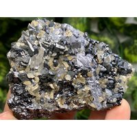 Galena, Quarz, Sphalerit Madan - Bulgarien Naturkristalle, Mineralien, Exemplare, Cluster, Mitbringsel von WholesaleMineralsBox