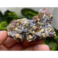 Pyrit, Quarz, Galena Madan - Bulgarien Naturkristalle, Mineralien, Exemplare, Cluster, Mitbringsel von WholesaleMineralsBox