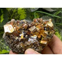 Pyrit Galena Madan - Bulgarien Naturkristalle, Mineralien, Exemplare, Cluster, Andenken von WholesaleMineralsBox